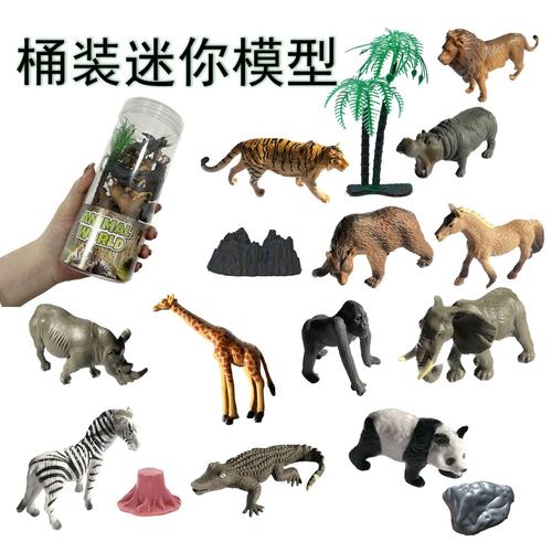 微缩世界里的田园诗 跨境桶装仿真动物模型的巧思与匠心